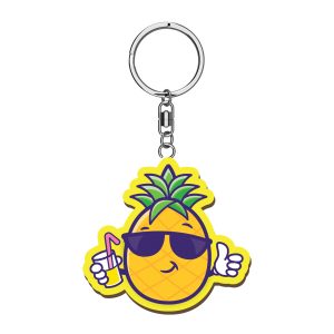 Pineapple Woody Pals Keyring x 3