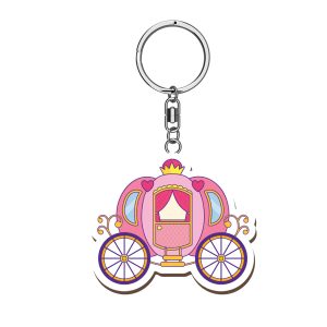 Princess Carriage Woody Pals Keyring x 3
