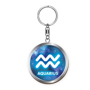 Starsign Aquarius Woody Pals Keyring x 3