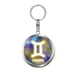 Starsign Gemini Woody Pals Keyring x 3