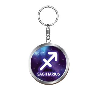 Star Sign Sagittarius Woody Pals Keyring x 3