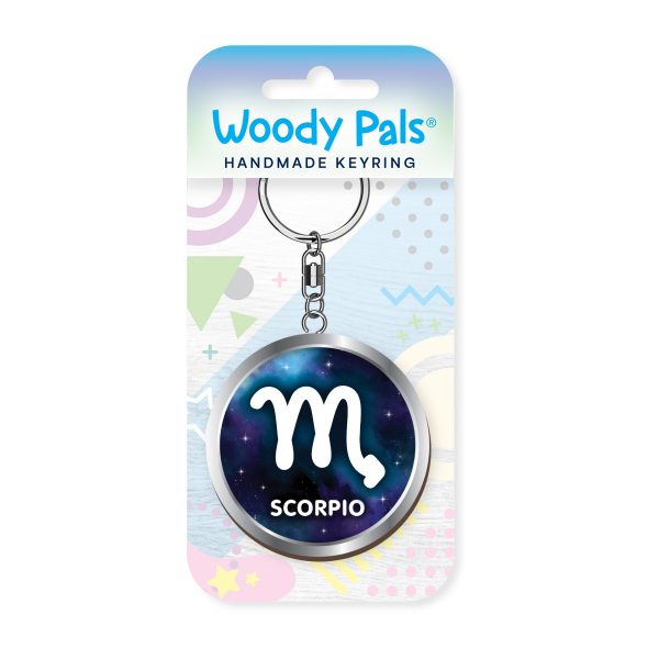 Star Sign Scorpio Woody Pals Keyring x 3 - Image 2