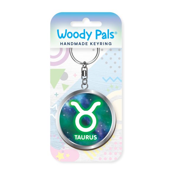 Star Sign Taurus Woody Pals Keyring x 3 - Image 2