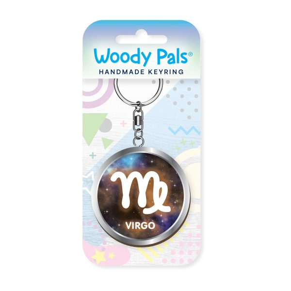 Star Sign Virgo Woody Pals Keyring x 3 - Image 2