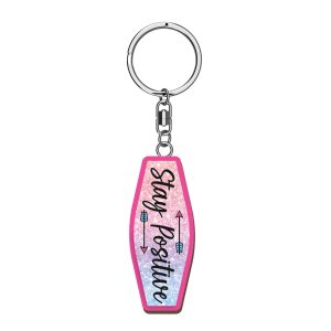 Stay Positive Woody Pals Keyring x 3