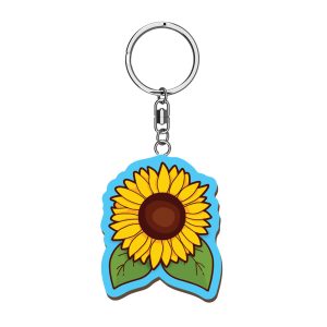Sunflower Woody Pals Keyring x 3