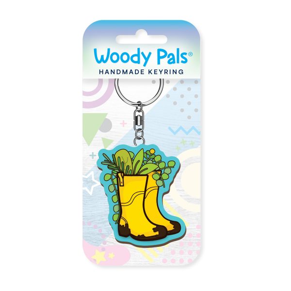 Wellies Woody Pals Keyring x 3 - Image 2