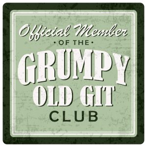 Sentiments Coasters Grumpy Old Git x 4