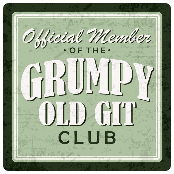 Sentiments Coasters Grumpy Old Git x 4