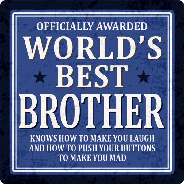 Sentiments Coasters Worlds Brother x 4
