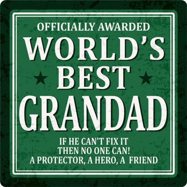 Sentiments Coasters Worlds Grandad x 4