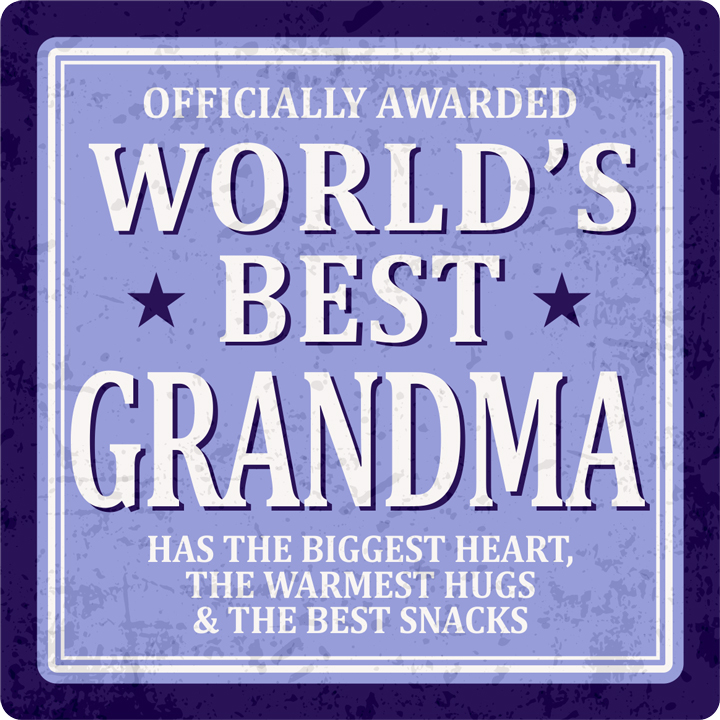 Sentiments Coasters Worlds Grandma x 4