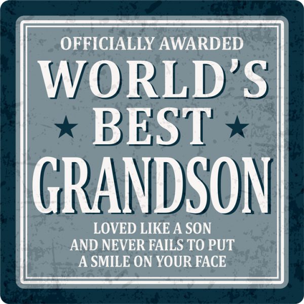 Sentiments Coasters Worlds Grandson x 4
