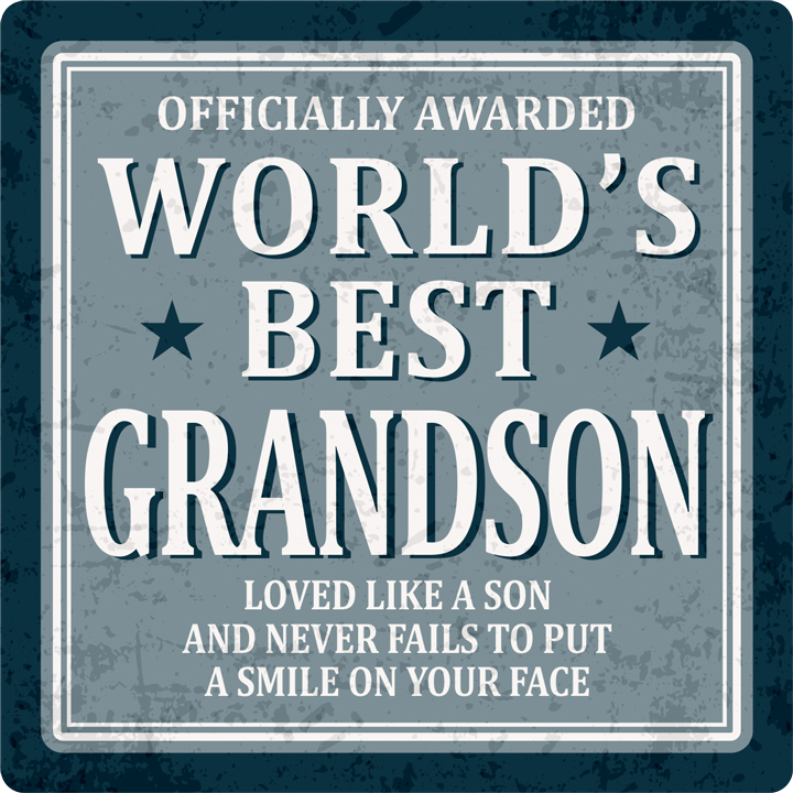 Sentiments Coasters Worlds Grandson x 4