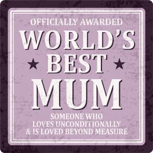 Sentiments Coasters Worlds Mum x 4