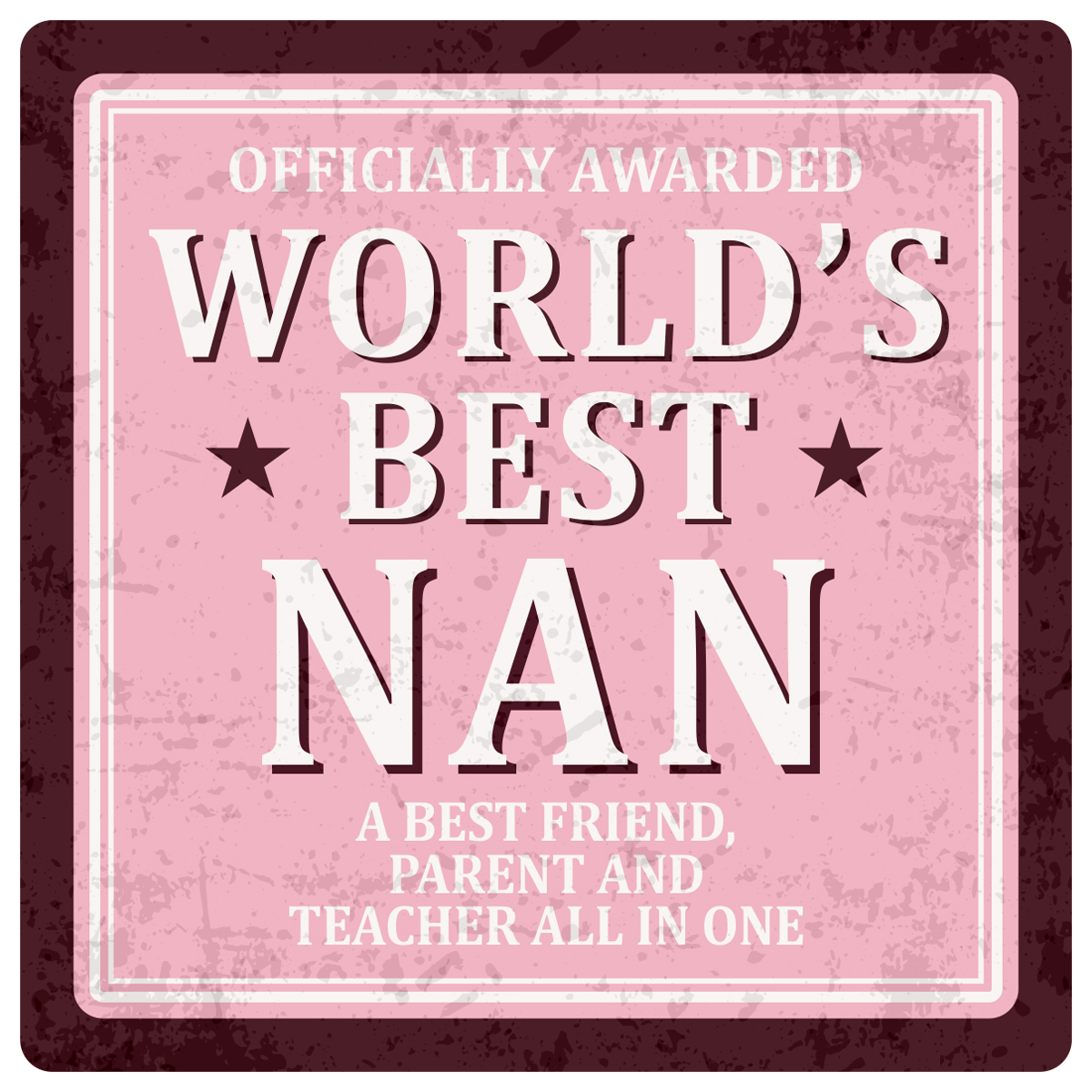 Sentiments Coasters Worlds Nan x 4