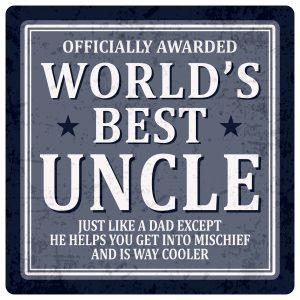 Sentiments Coasters Worlds Uncle x 4