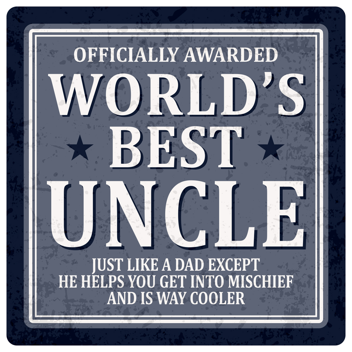 Sentiments Coasters Worlds Uncle x 4