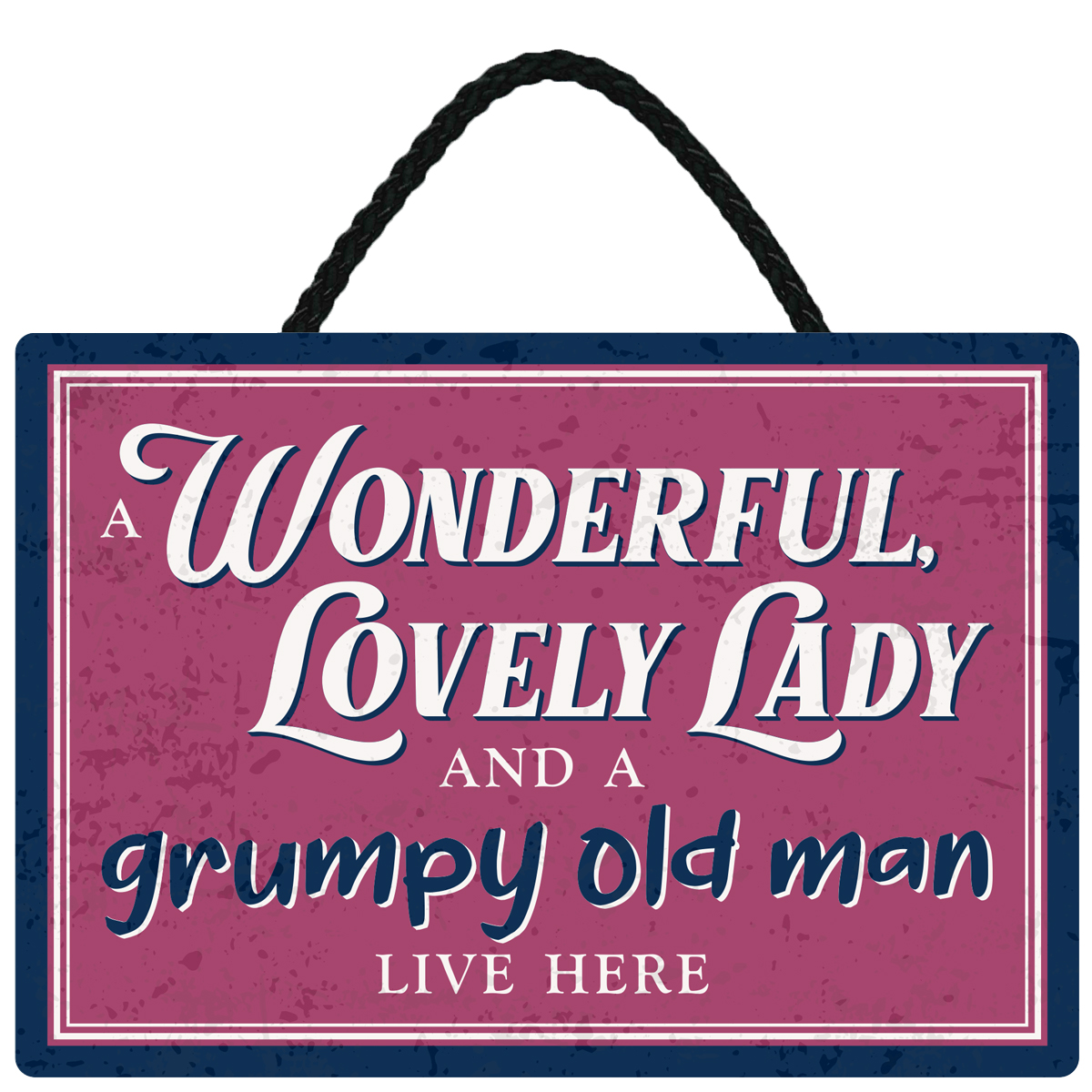 Sentiments Hanging Sign Grumpy Old x 4