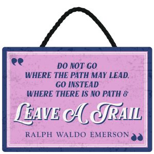 Sentiments Hanging Sign Do Not Go x 4