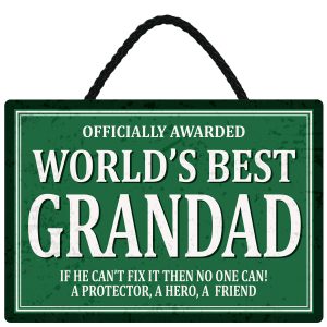 Sentiments Hanging Sign Worlds Grandad x 4