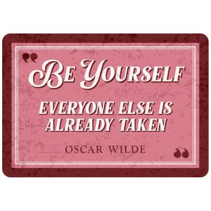 Sentiments Magnets Be Yourself x 4