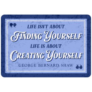 Sentiments Magnets Life Isnt Finding x 4
