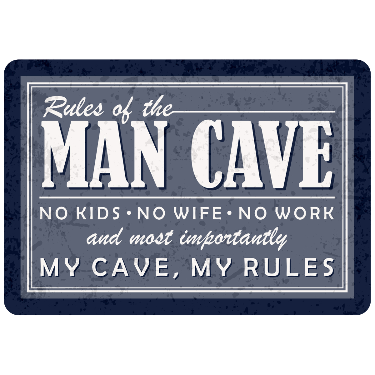 Sentiments Magnets Man Cave x 4