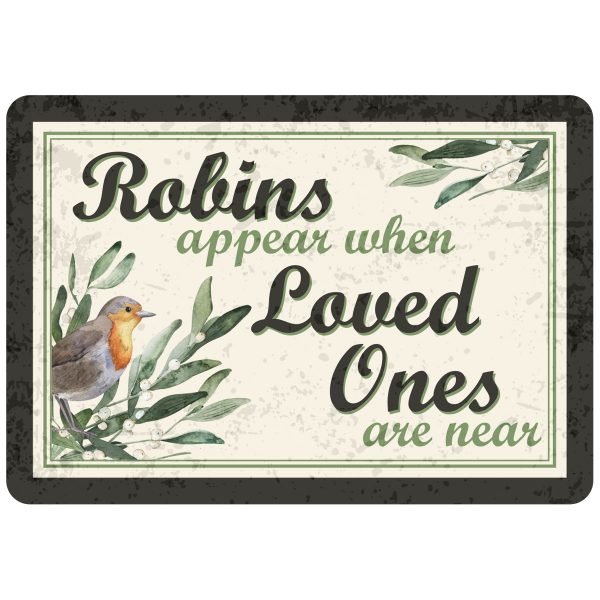 Sentiments Magnets Robins Appear x 4