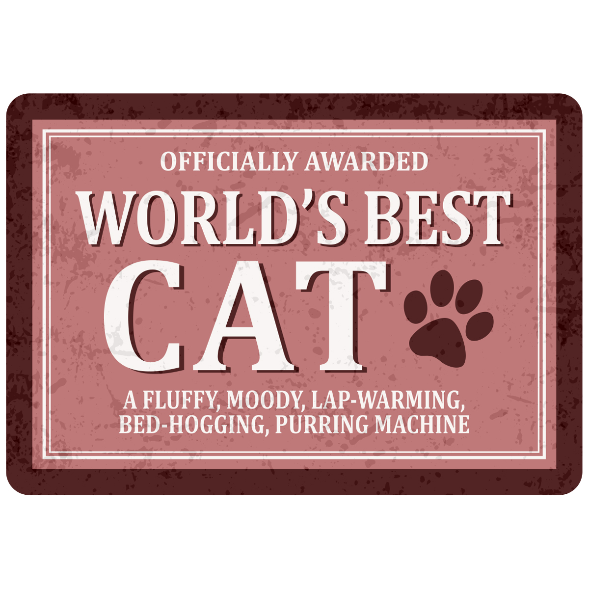 Sentiments Magnets Worlds Cat x 4