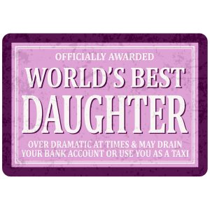 Sentiments Magnets Worlds Daughter x 4