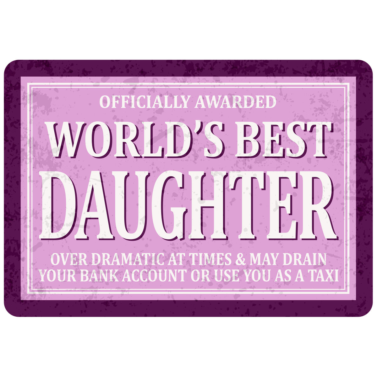 Sentiments Magnets Worlds Daughter x 4