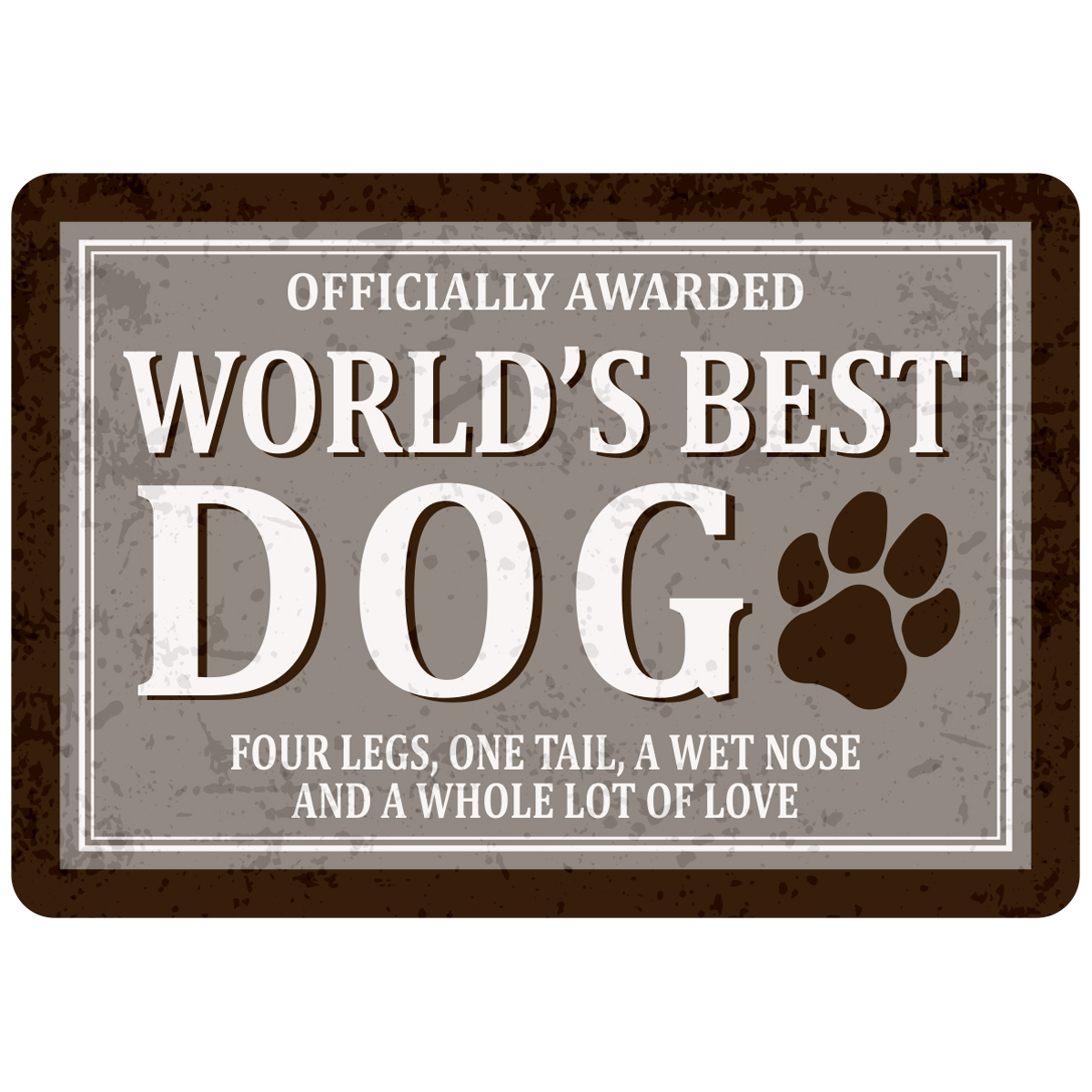 Sentiments Magnets Worlds Dog x 4