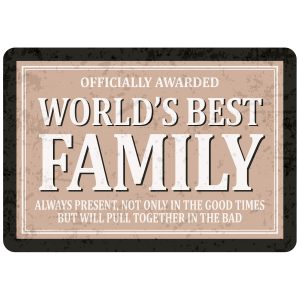 Sentiments Magnets Worlds Family x 4