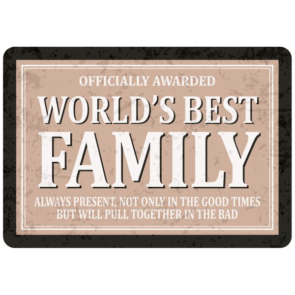 Sentiments Magnets Worlds Family x 4