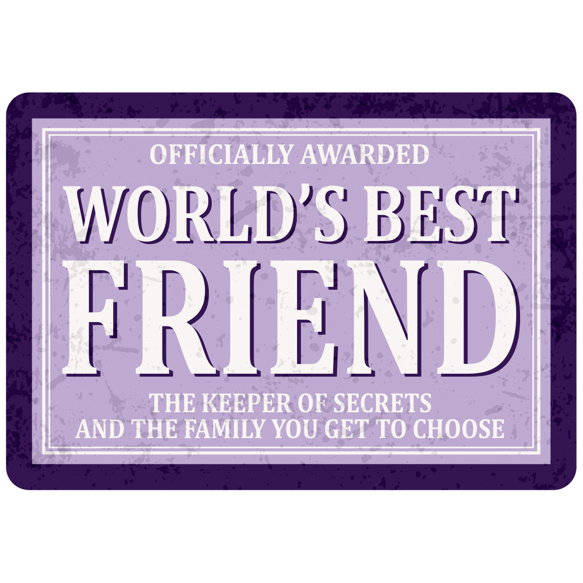 Sentiments Magnets Worlds Friend x 4