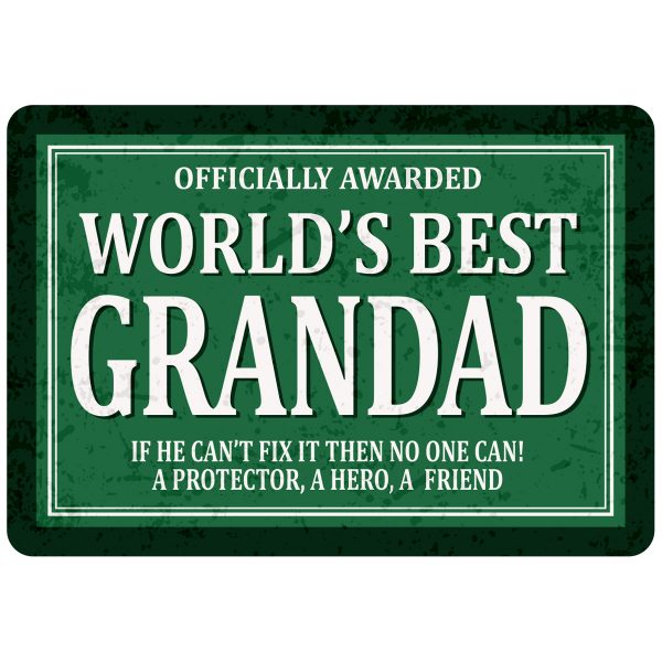 Sentiments Magnets Worlds Grandad x 4