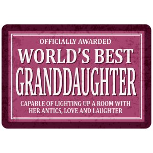 Sentiments Magnets Worlds Granddaughter x 4