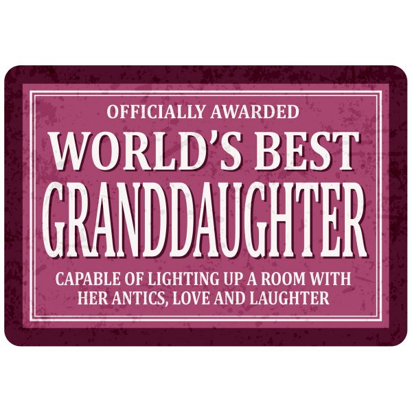 Sentiments Magnets Worlds Granddaughter x 4
