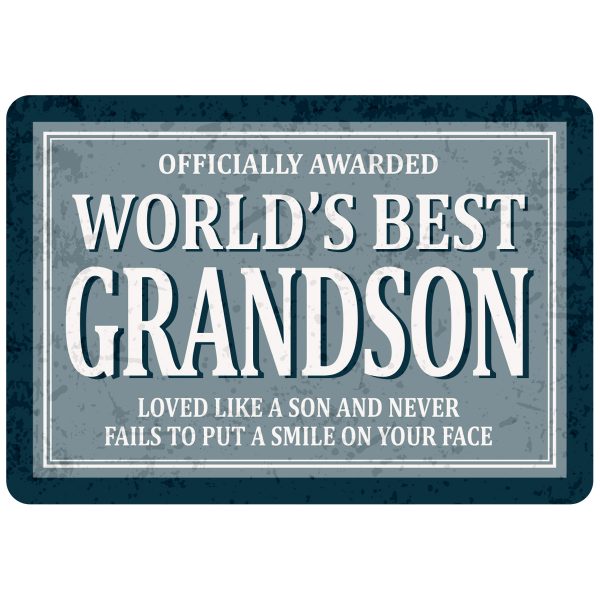 Sentiments Magnets Worlds Grandson x 4