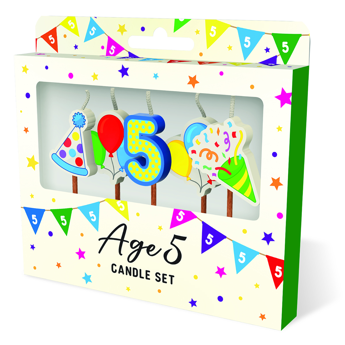 Cake Candles: Age 5 x 3