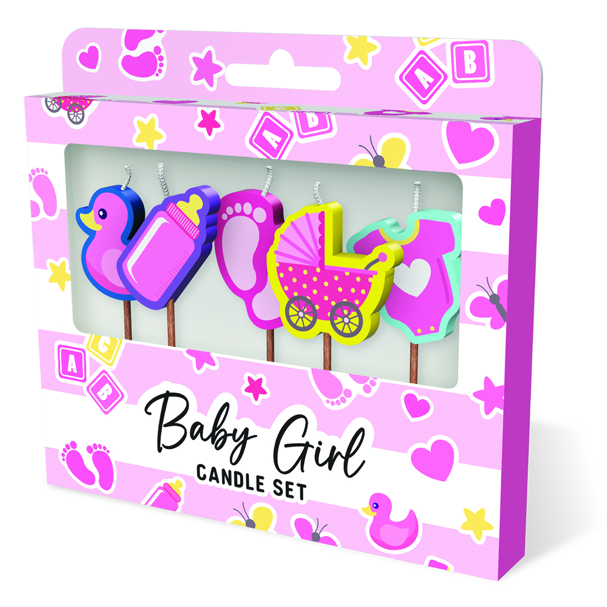 Cake Candles: Baby Girl