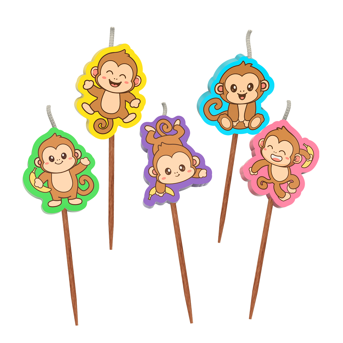 Cake Candles: Cheeky Monkey - Image 2