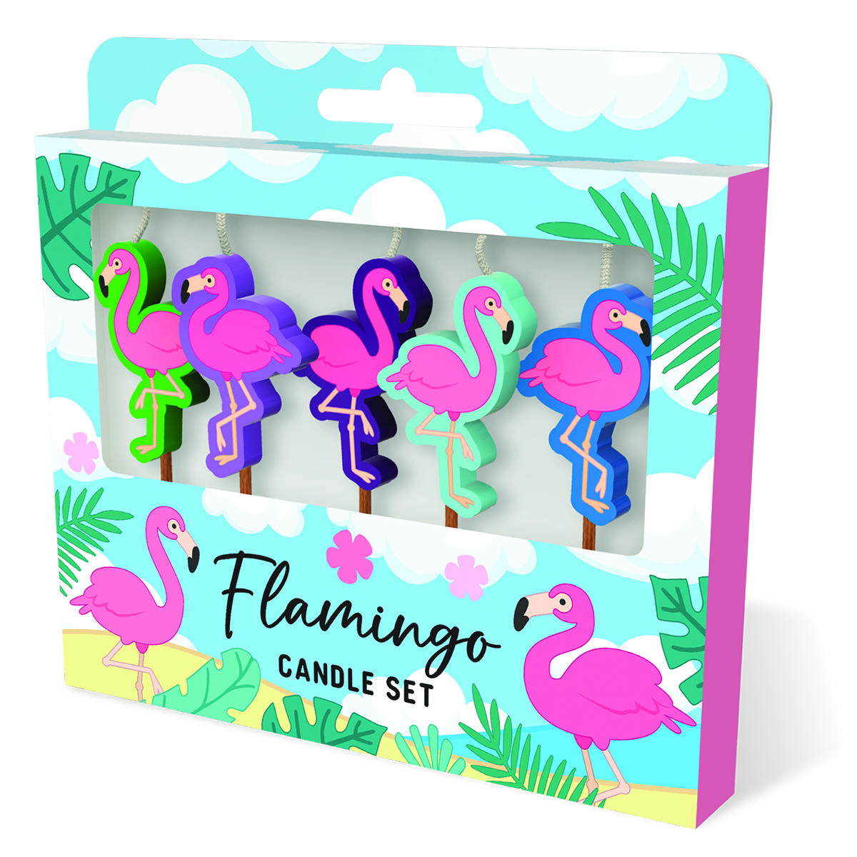 Cake Candles: Flamingo