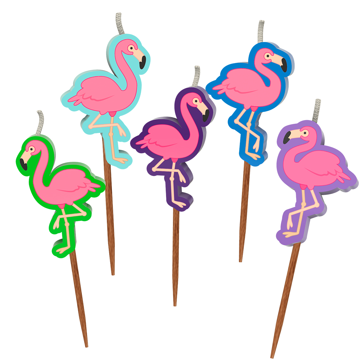 Cake Candles: Flamingo - Image 2