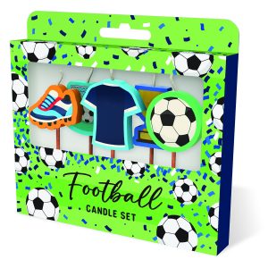 Cake Candles: Football Dark Blue Shirt