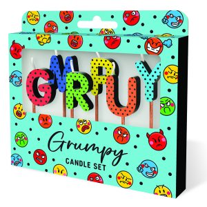 Cake Candles: Grumpy