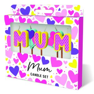 Cake Candles: Mum