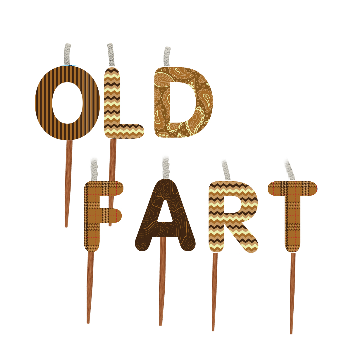Cake Candles: Old Fart - Image 2
