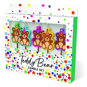 Cake Candles: Teddy Bear